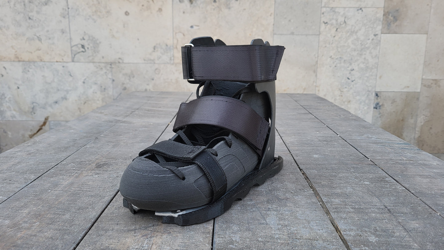 Fractal Symbol Walkable (Alu sole, 3d printed sliders)