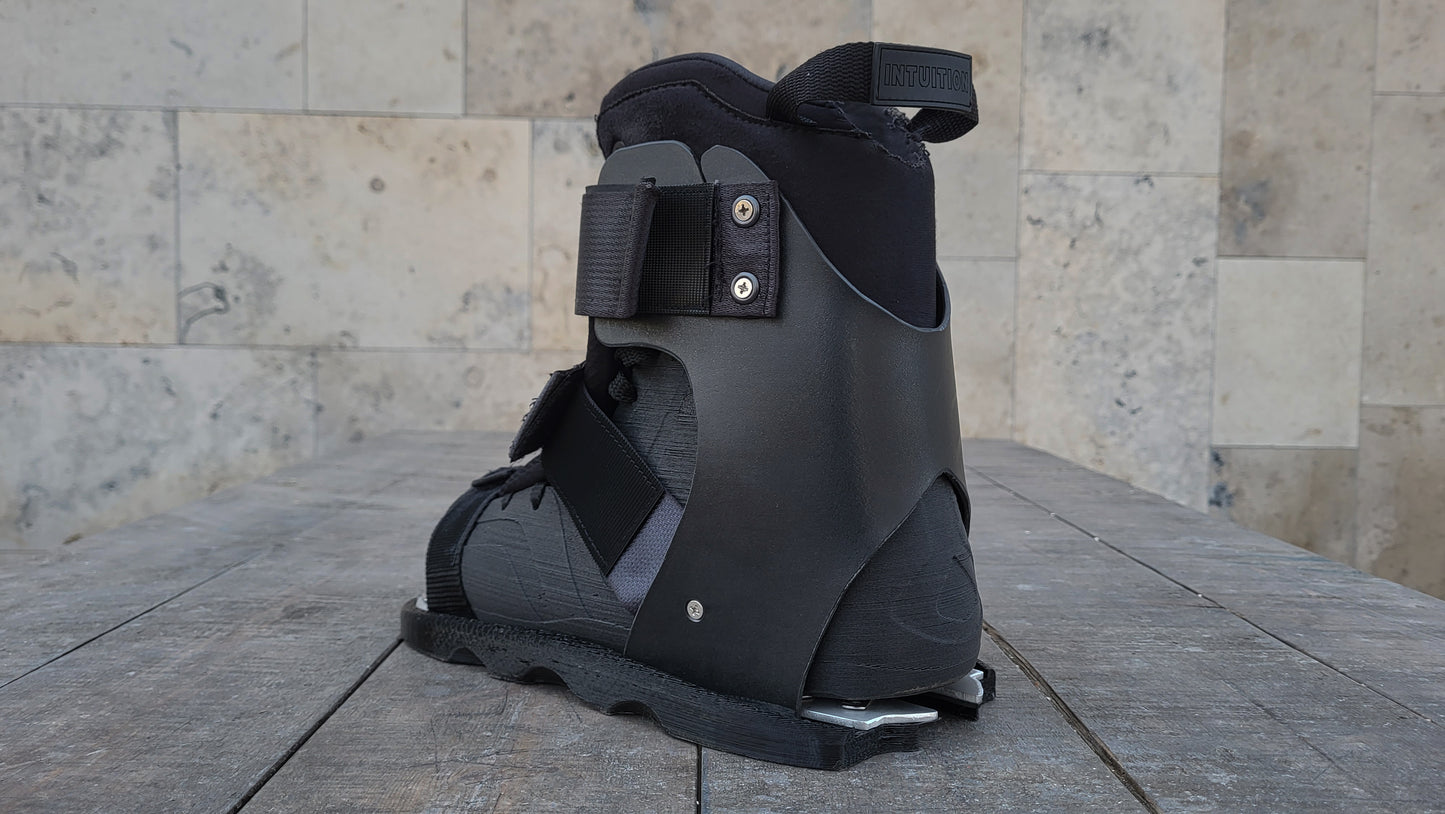 Fractal Symbol Walkable (Alu sole, 3d printed sliders)