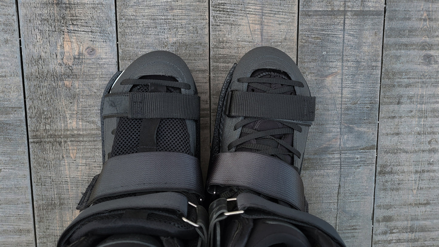 Fractal Symbol Walkable (Alu sole, 3d printed sliders)
