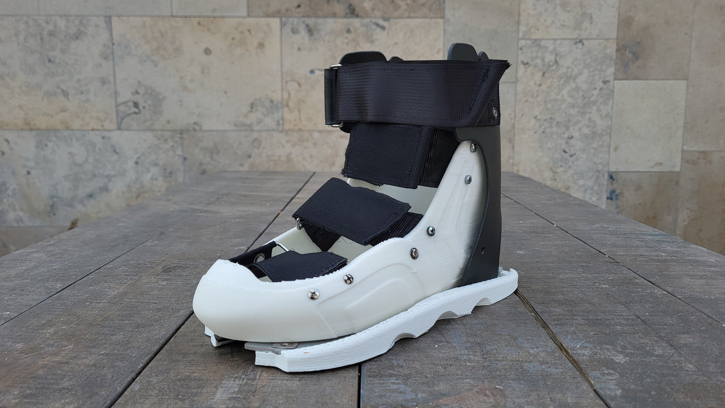 Fractal Symbol (Alu sole, 3d printed sliders)