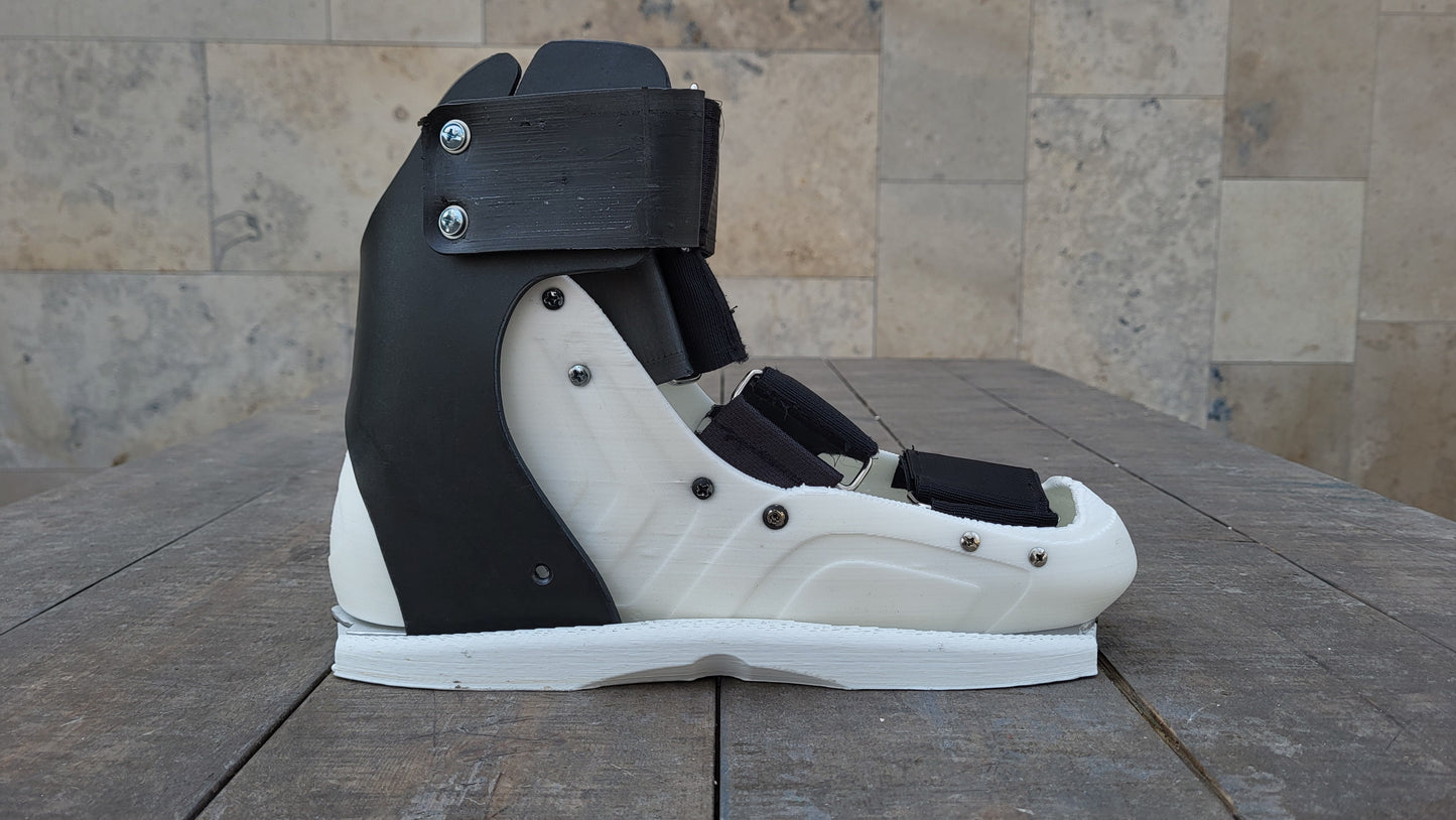 Fractal Symbol (Alu sole, 3d printed sliders)