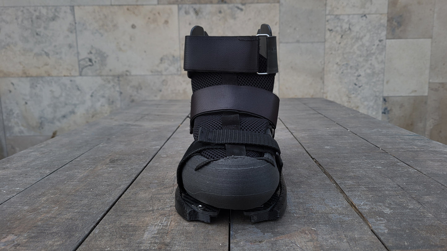 Fractal Symbol Walkable (Alu sole, 3d printed sliders)