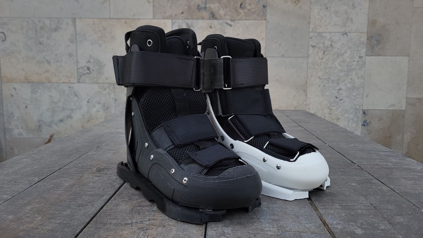Fractal Symbol (Alu sole, 3d printed sliders)
