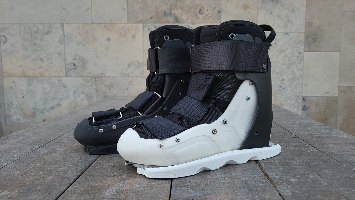 Fractal Symbol (Alu sole, 3d printed sliders)