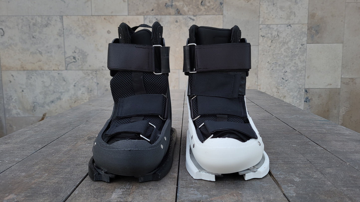 Fractal Symbol (Alu sole, 3d printed sliders)