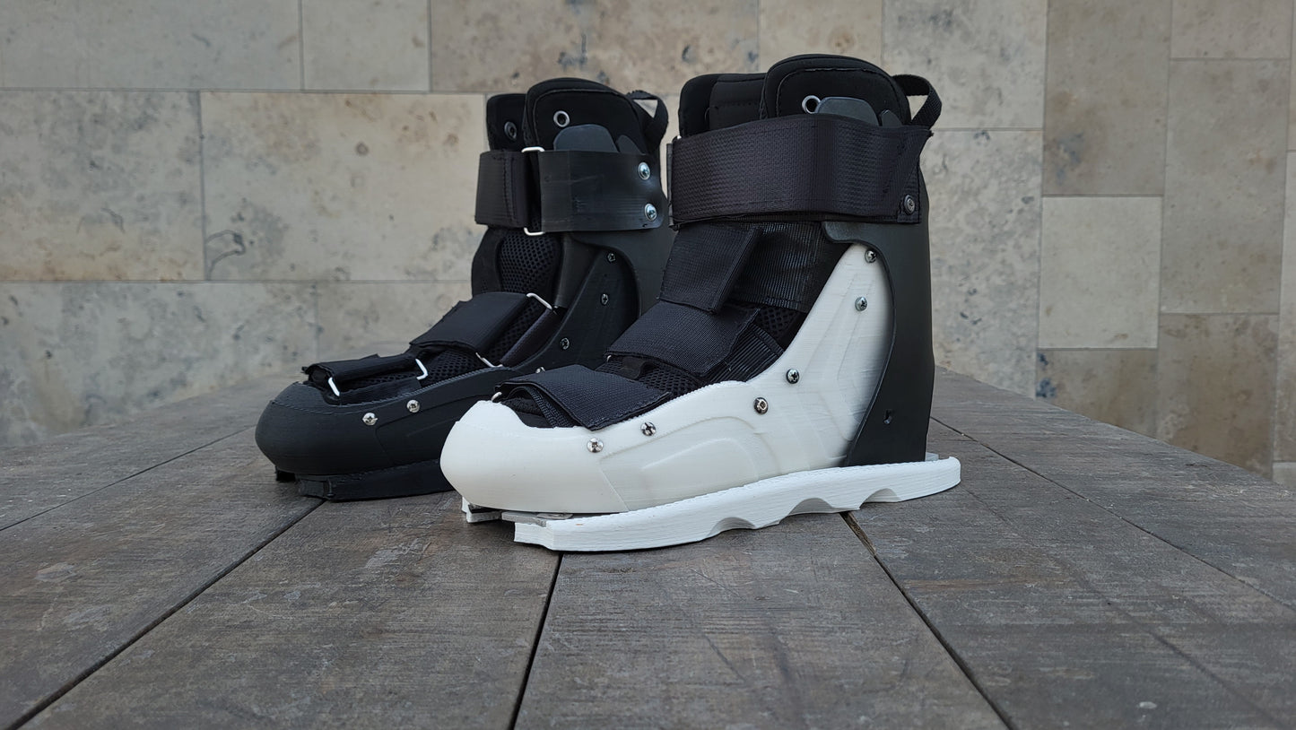 Fractal Symbol (Alu sole, 3d printed sliders)