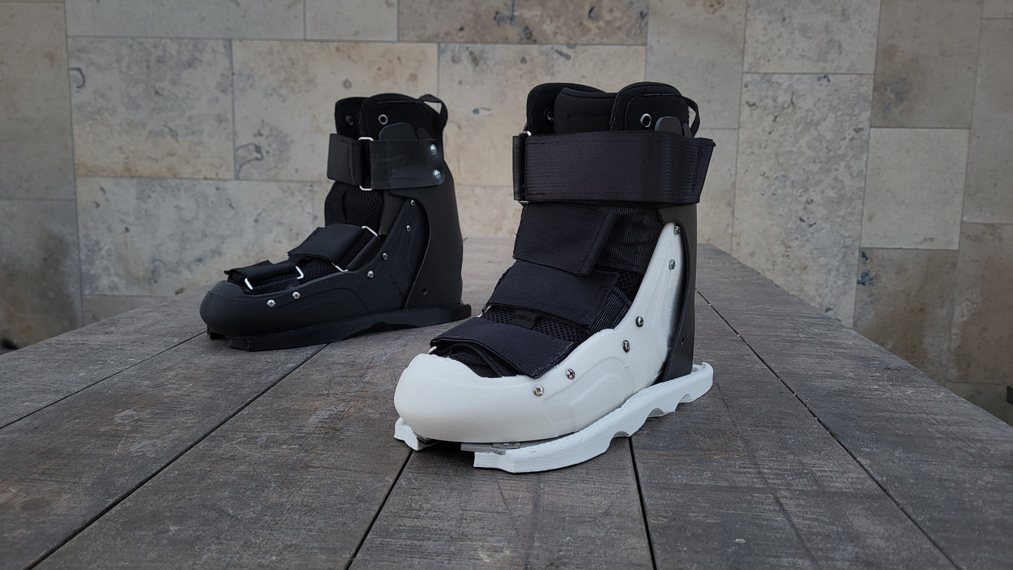 Fractal Symbol (Alu sole, 3d printed sliders)