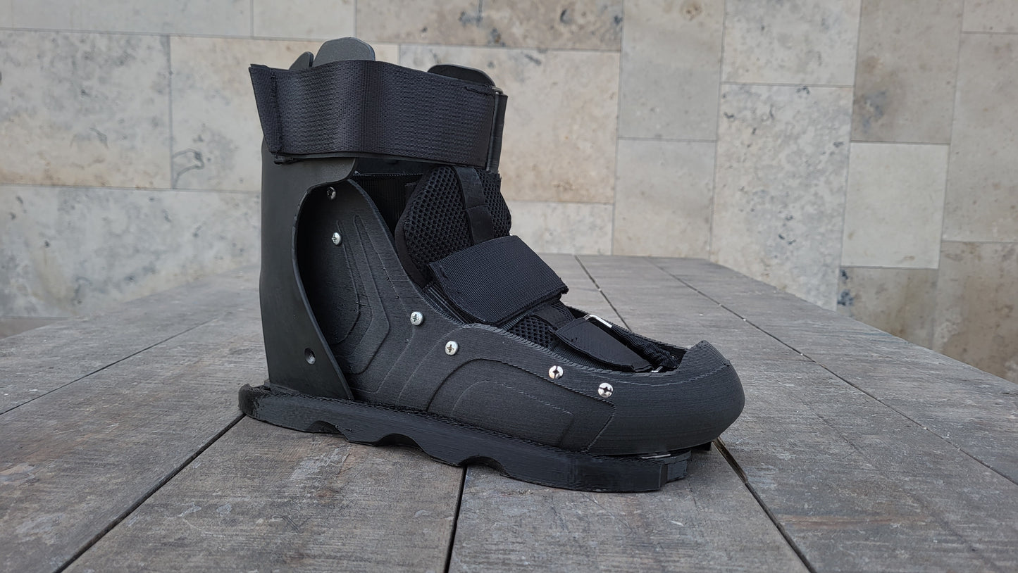 Fractal Symbol (Alu sole, 3d printed sliders)