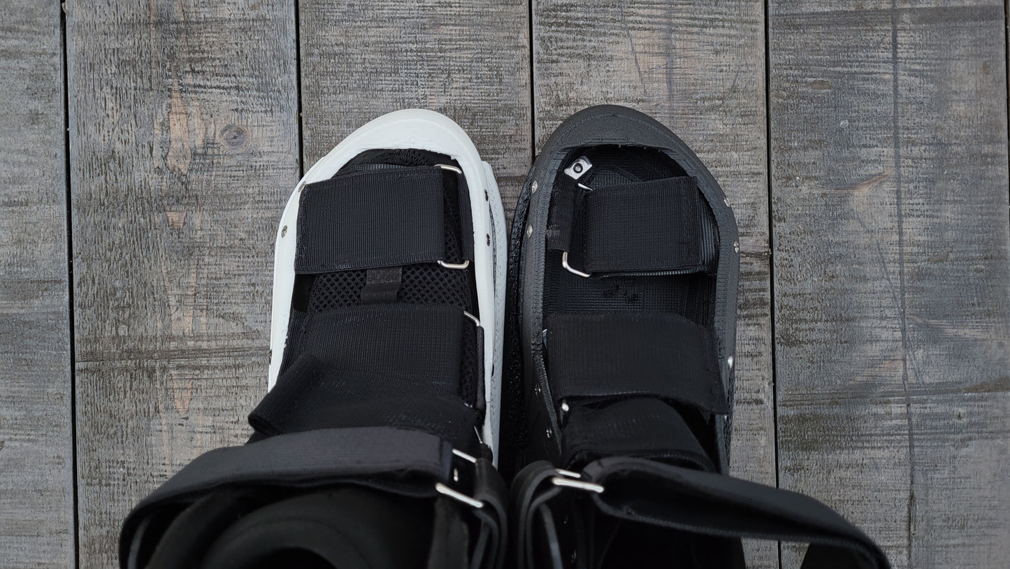 Fractal Symbol (Alu sole, 3d printed sliders)