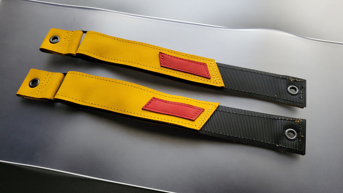 Enso 45degree straps x2 Custom Color Leather Add-on